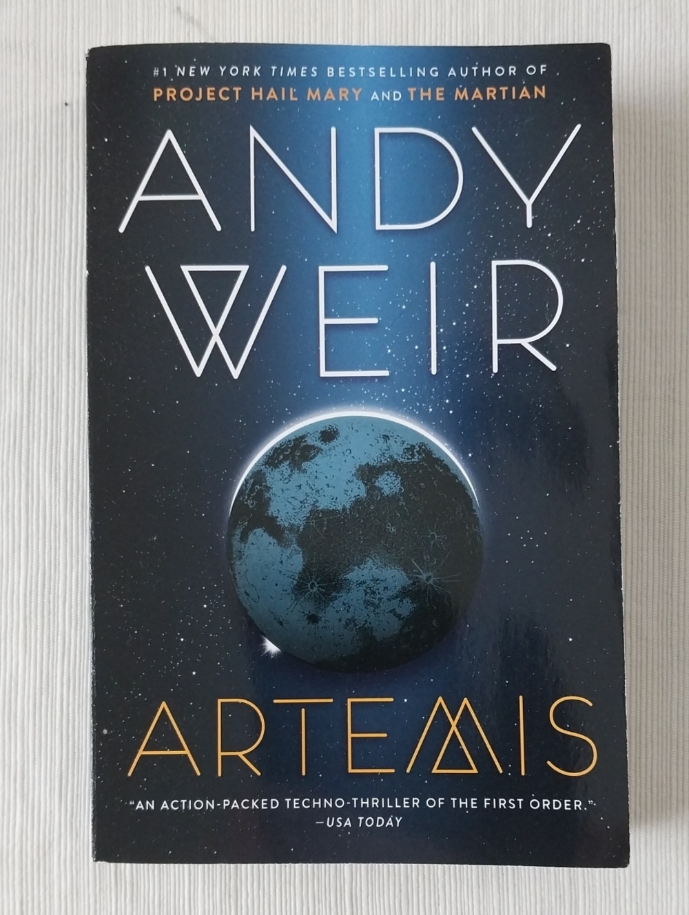 Artemis by Andy Weir Trade Paperback